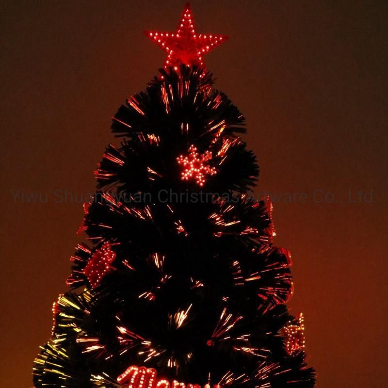 45-300cm Christmas Fiber Tree for Holiday Wedding Party Decoration Supplies Hook Ornament Craft Gifts