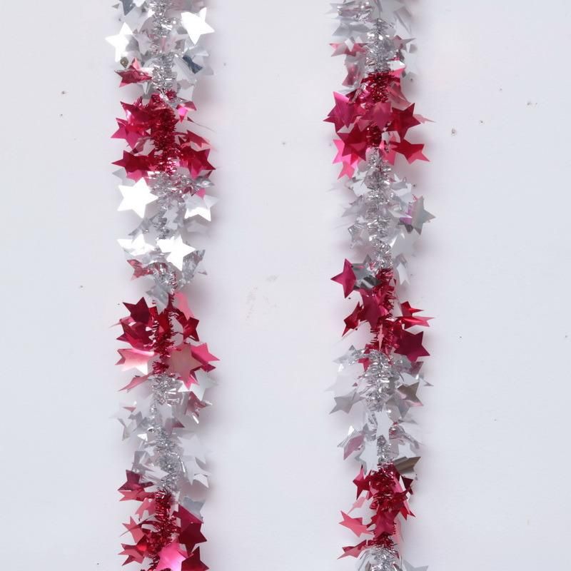 New Design Colorful Decorative Hanging Christmas Festival Tinsel Garland