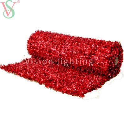 Christmas Wholesale PVC Decoration Ornaments Tinsel Mesh Net for Motif Light