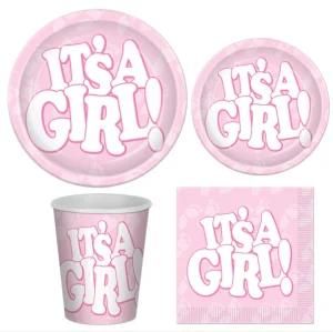 16 Guests Disposable Tableware Paper Cup Plate Kids Birthday Party Decorations