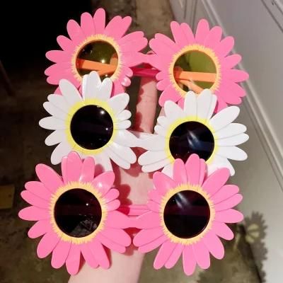 Fashion Sunflower Sunglasses Children Girls Men and Women Holiday Gift Party Supply Glasses