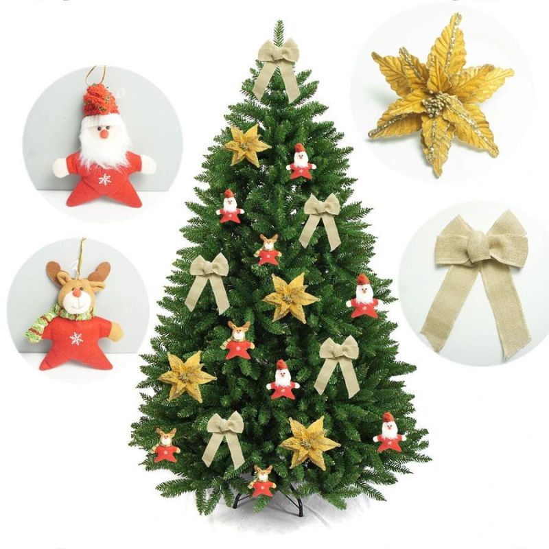 Factory Wholesale High Quality 2.5 Inch 63mm Double Side 100% Polyester Organza Ribbon, Burlap Ribbon Christmas Decorative for Gift Tree Decoration