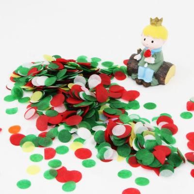 Colorful 1cm Round Tissue Paper Confetti