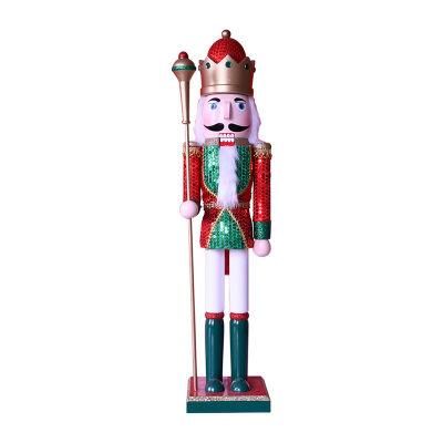 Nutcracker Wholesale 62 Cm Large Shining Soldier Nutcracker for Christmas Decorations