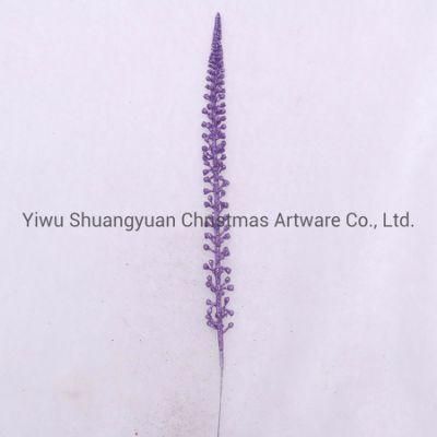 Glitter Powder Decorative Plastic Leaf
