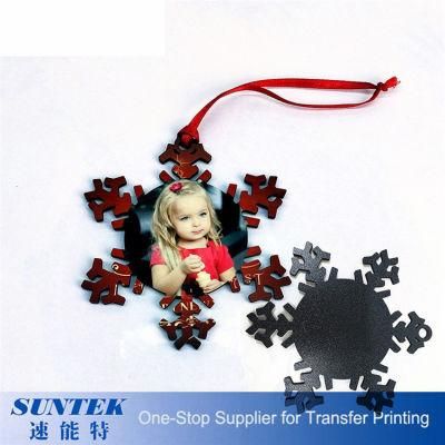 2020 New Materials Sublimation Christmas Ornament Sublimation MDF Christmas Ornament Wooden Ornaments