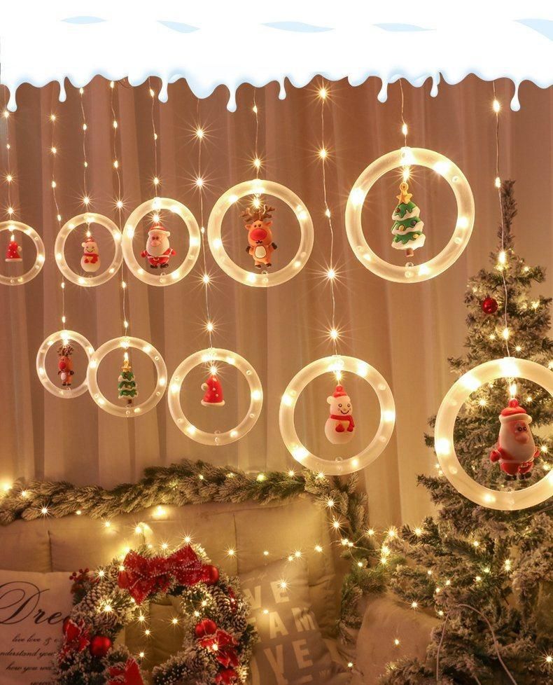 Christmas Decorations, Room Decoration, Window, Star LED Lights, USB Lights