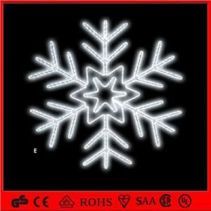 Customized Christmas Decorative LED 3D Motif Light Snowflake