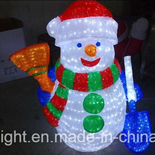 Christmas Light Festival Decoration LED Snowman LED Motif Light