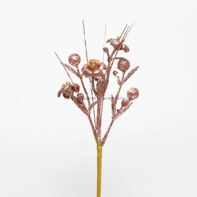 New Design Artificial Glittered Branch Home Decoration
