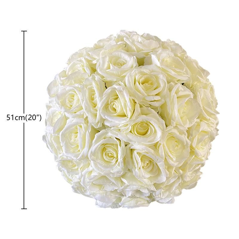 Customize Artifiicial Rose Flower Ball Flower Table Centerpiece