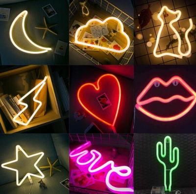 Flamingo Star Love Shaped Christmas LED Light