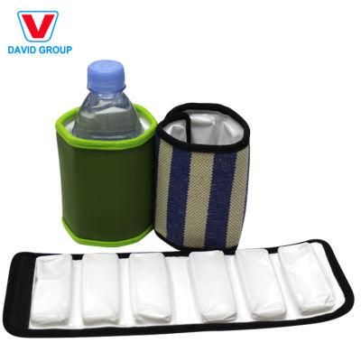 PE Ice Cooler Sleeve for Bottle