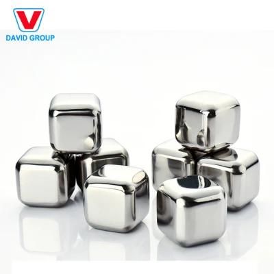 Stainless Steel Ice Cube Bullet Shaped Whiskey Stone