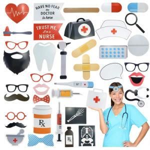 40PCS Medical Dental Hospital Celebration Party Doctors Nurses Photo Props
