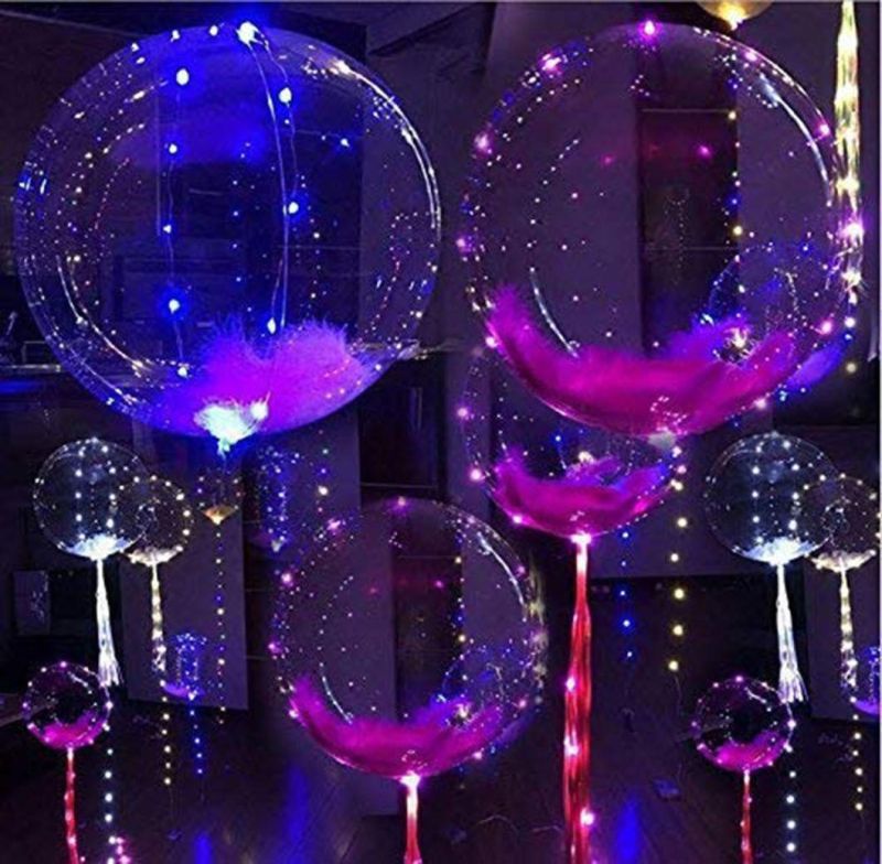 LED Light up Bobo Balloon Colorful Great for Party