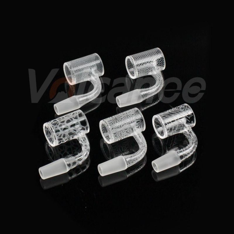 USA Sandblasted Full Welding Quartz Banger for Glass Water Pipe