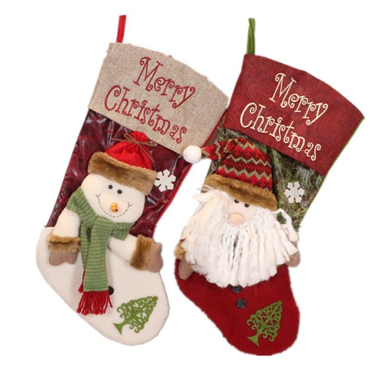 Easy Washing Fabric Christmas Stocking