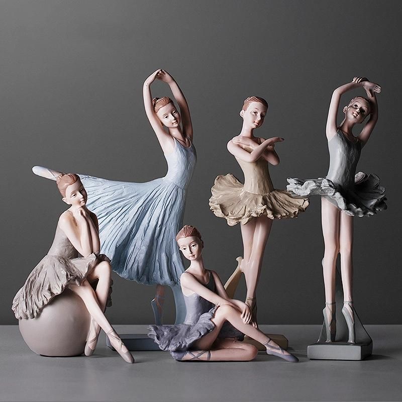 Hot Selling Nordic Cute Ballet Girl Ornaments Gift Desktop Decoration