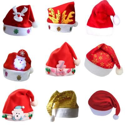 2019 Happy New Year Top Quality Hot Selling Santa Claus Plush Fashion LED Light