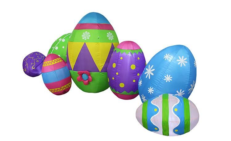 Wholesale Easter Eggs Plastic Inflatable Easter Egg Easter Egg Basket