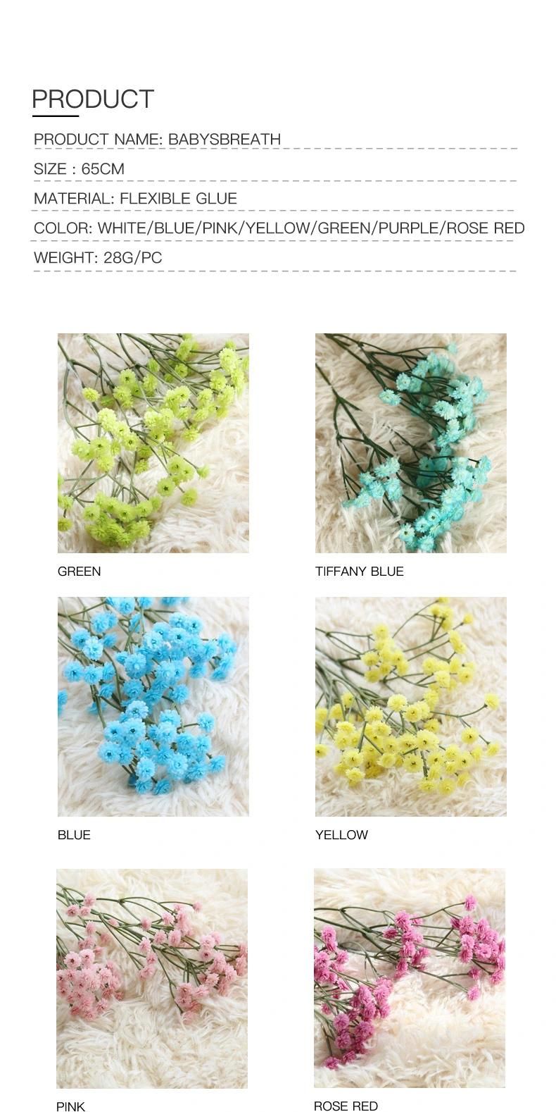 Baby’ S Breath Artificial Flowers Gypsophila babies Breath Bulk for Wedding Party Home Decoration