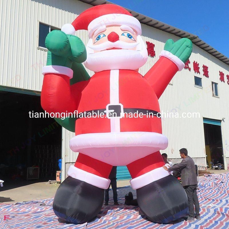 6m 20FT Tall Outdoor Giant Christmas Santa Claus Inflatable