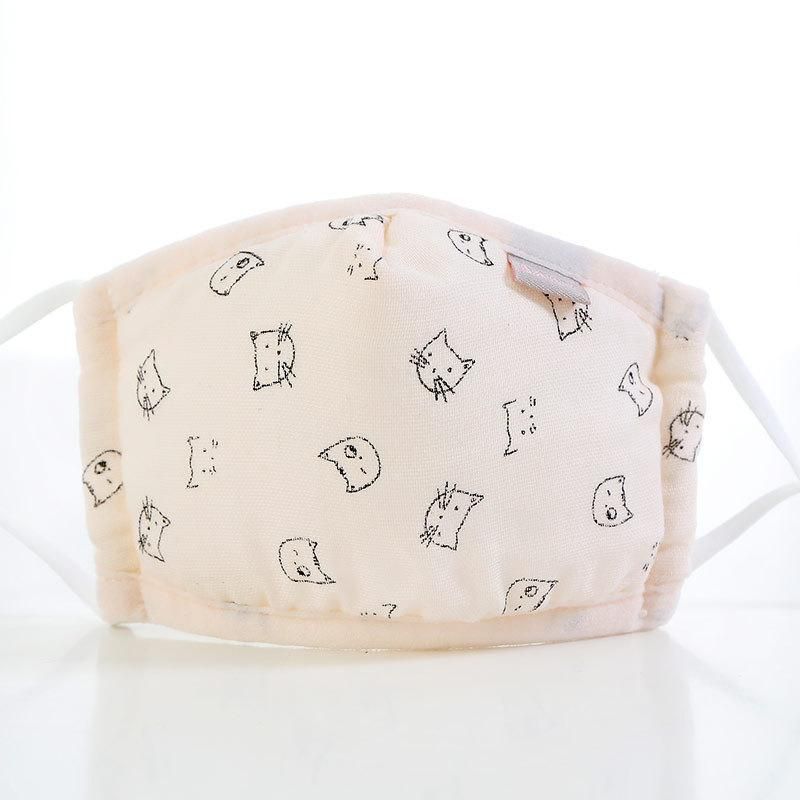 Outdoor Breathable Cotton Washable Cloth Face Cover for Kids