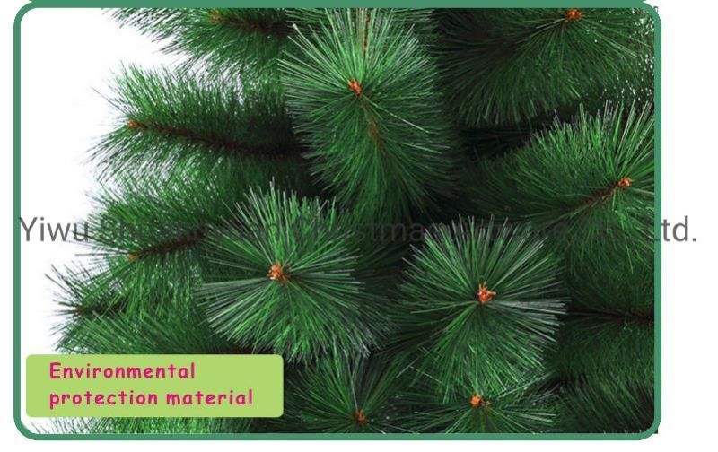 2020 Hotsale Green PVC Christmas Tree with Ornaments for Christmas Decoration