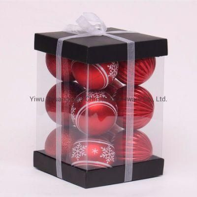 Fashionable Xmas Plastic Christmas Ball Home Decoration