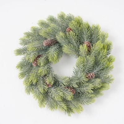 Felt Ball Xmas Vines Event Centerpieces Pine Artificial Faux Magnolia Leaf Colors Wool Tree Swirl for Hot Christmas Garland