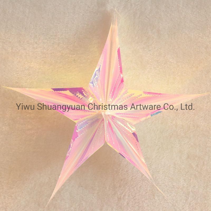 Colorful Pet Star Christmas Decoration Pet Flower Party Ornaments