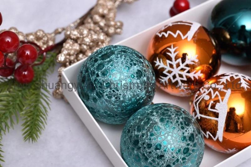 New Design High Sales Christmas Ball for Holiday Wedding Party Decoration Supplies Hook Ornament Craft Gifts