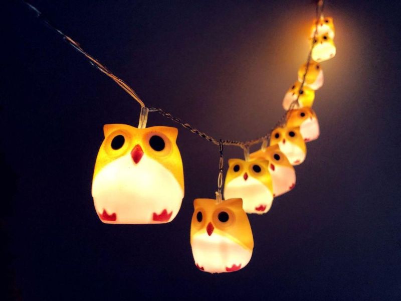 LED Decoration Owl String Lights for Christmas and Thanksgiving Decoration String Light