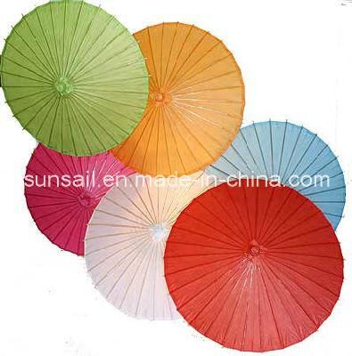 High Quality Rice Paper Bamboo Parasols