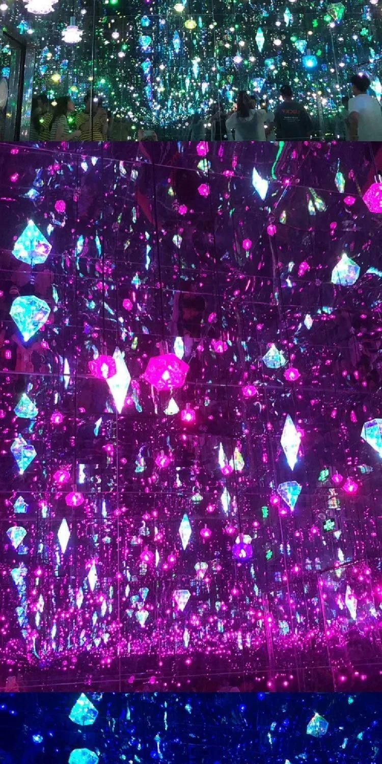 Transparent Laser Diamond Pendant Proposal Wedding Valentine′s Day Bar New Year Decoration Party Pendant Electronic Lights DIY Spot