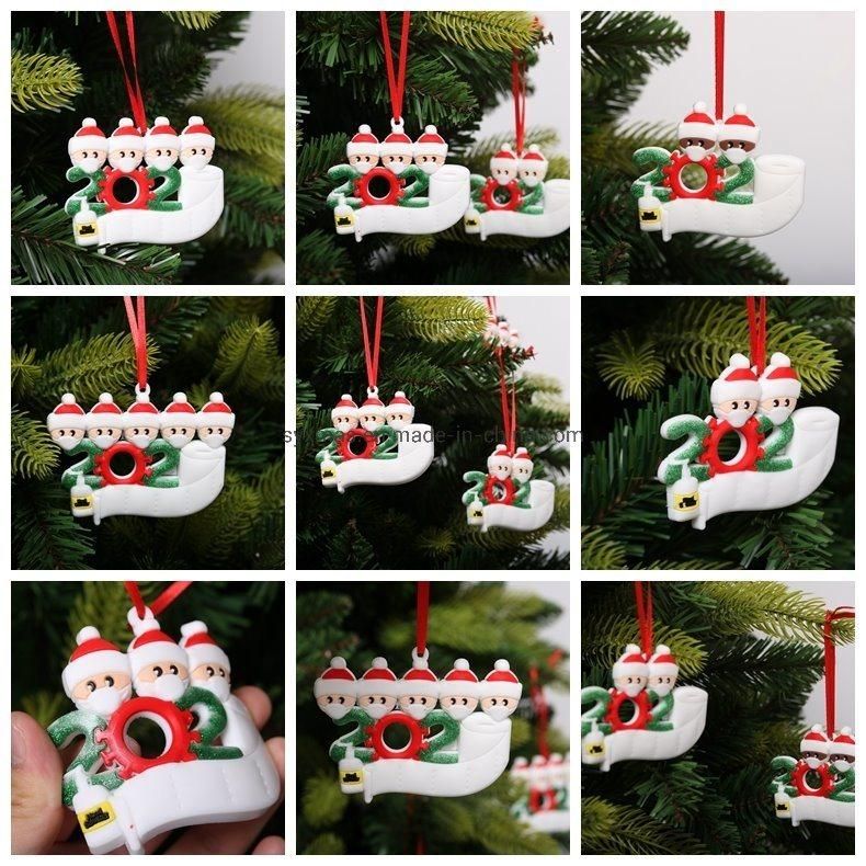 Hot Sale PVC Plastic Material Tree Hanging Ornaments Christmas Decoration