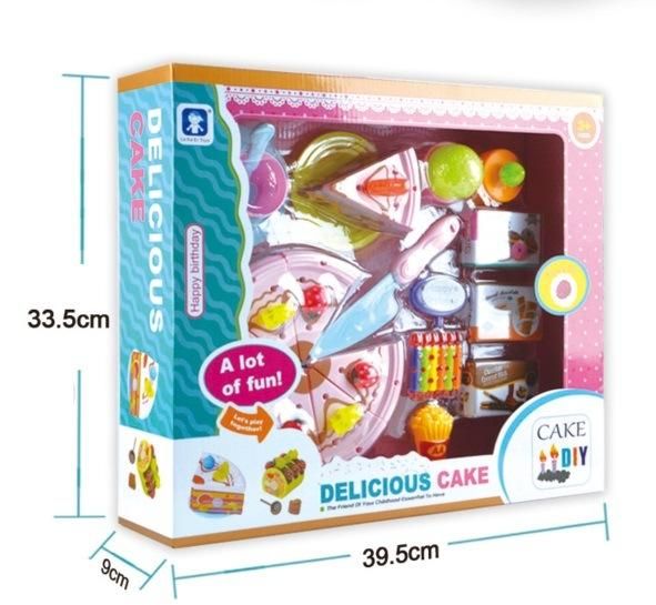 Latest Pretend Play Kitchen Set Toy Emulational DIY Cake Set