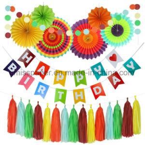 Umiss Paper Bunting Banner Happy Birthday Decoration Party Decoration OEM
