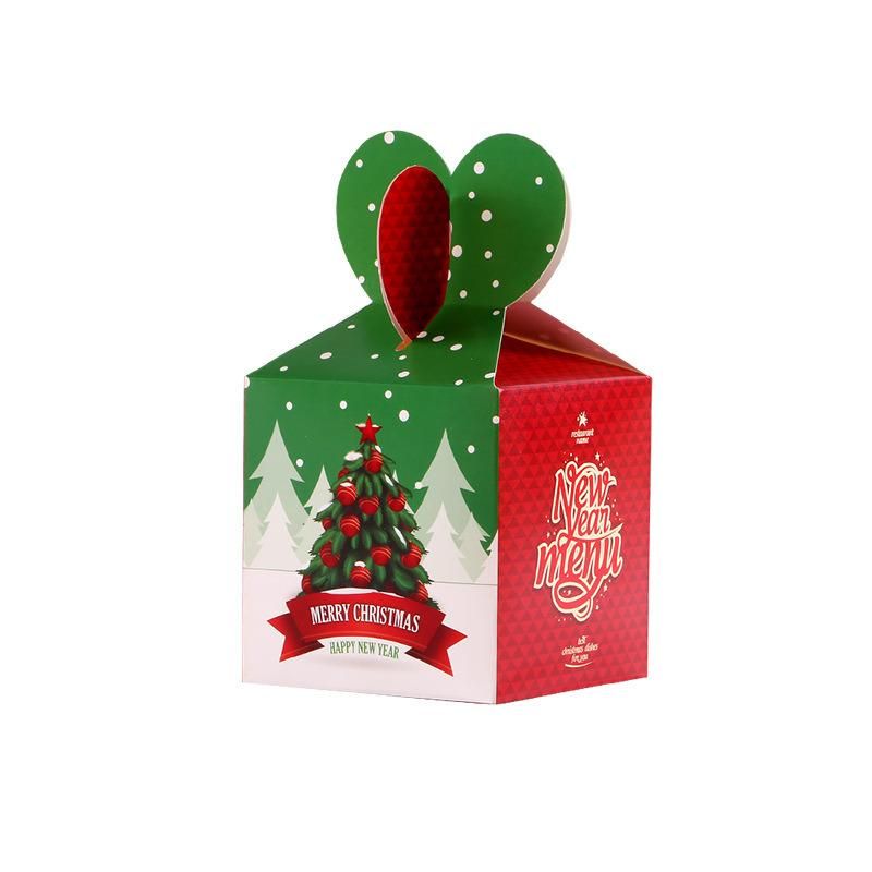 Christmas Custom Paper Gift Box with Sustainable Material