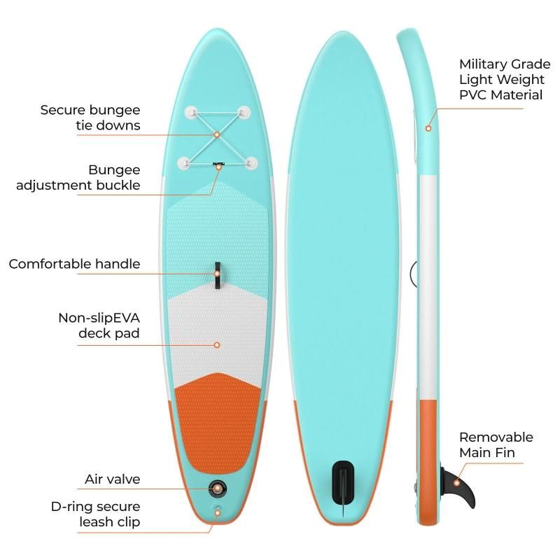 Promotion Hot Sale Double Wall Fabric PVC Cheap Paddle Board Inflatable Standup Paddleboard