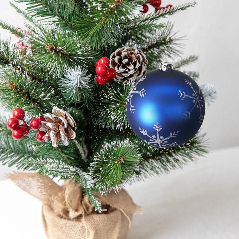 Hot Selling Christmas Tree Ornament Blue Color Christmas Ornaments Ball