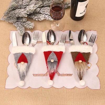 Tableware Storage Decorative Cutlery Christmas Table Decoration Set