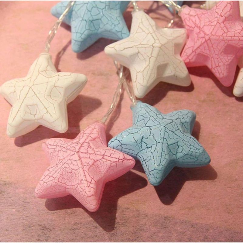 Mutilcolorled String Light LED Crack Star String Light