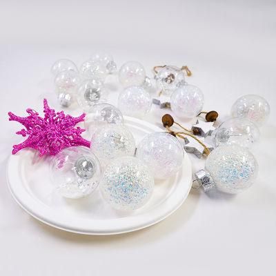 Shatterproof Outdoor Hanging Organizer Wholesale Plastic Hanging Wholesale Custom Christmas Xmas Balls for Tree Ornaments