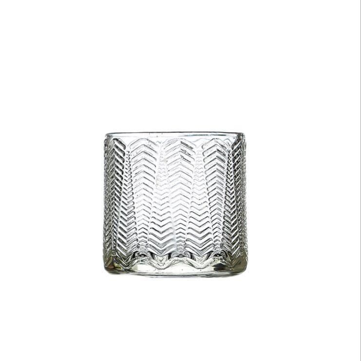 Empty Glass Candle Holder Elegant New Design Glass Tealight