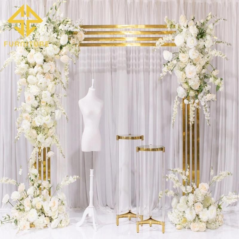 High Quality Round PVC/Acrylic /Metal Backdrops for Wedding Party
