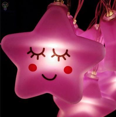 LEDs Battery Smile Face String Fairy Lights