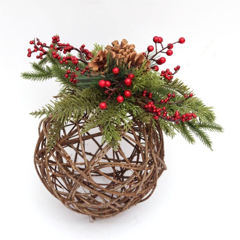 Hot Sale New Design Christmas Home Party Yard Decorative Christmas Ball Wreath