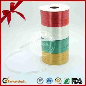 Maunfacture Colorful Plastic Iridescent Ribbon Roll